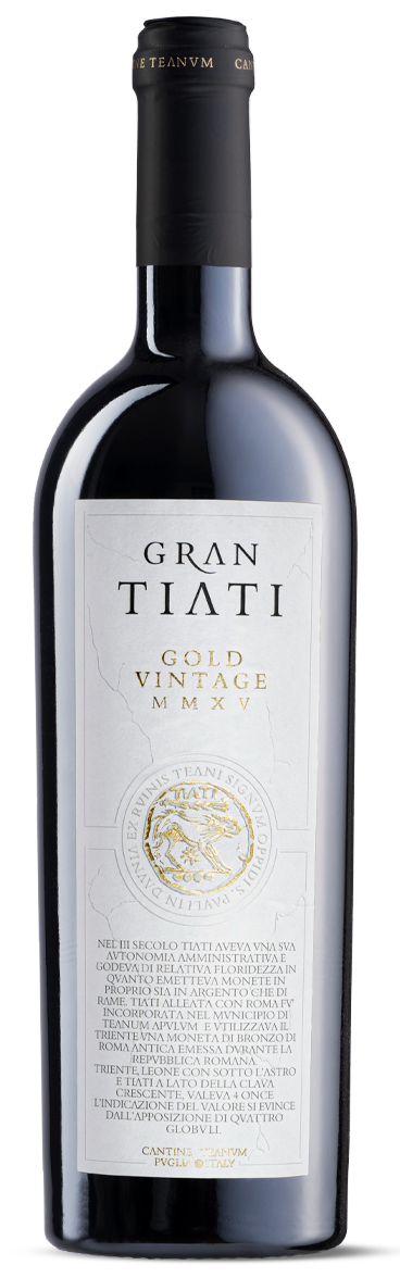 Gran Tiati Gold Vintage MMXVII San Severo rosso DOP riserva Teanum