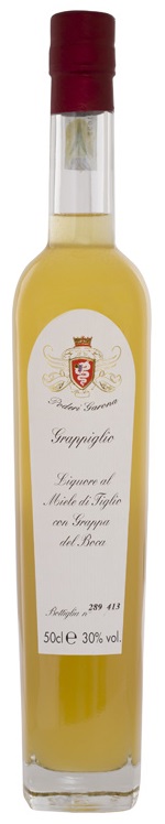 Grappiglio liquore al Miele di Tiglio con Grappa del Boca Poderi Garona