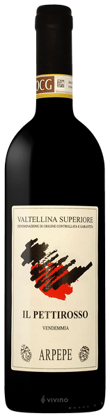 Il Pettirosso Nebbiolo Valtellina superiore DOCG Arpepe