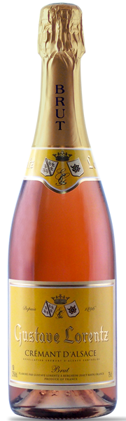 Cremant d'Alsace AOC rosé brut Gustave Lorentz