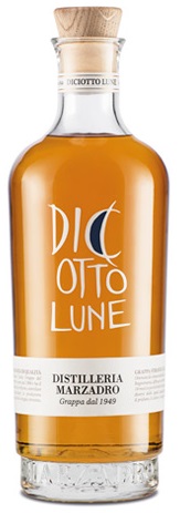 Diciotto Lune grappa stravecchia Distilleria Marzadro