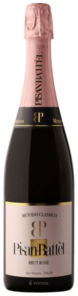 Pisan-Battèl brut rosé metodo classico 