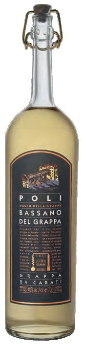 Grappa 24 carati oro Bassano Poli distillerie