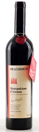 Montepulciano d'Abruzzo riserva DOC Praesidium