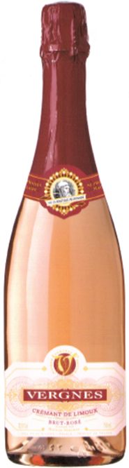 Cremant de Limoux AOC brut rosé Vergnes